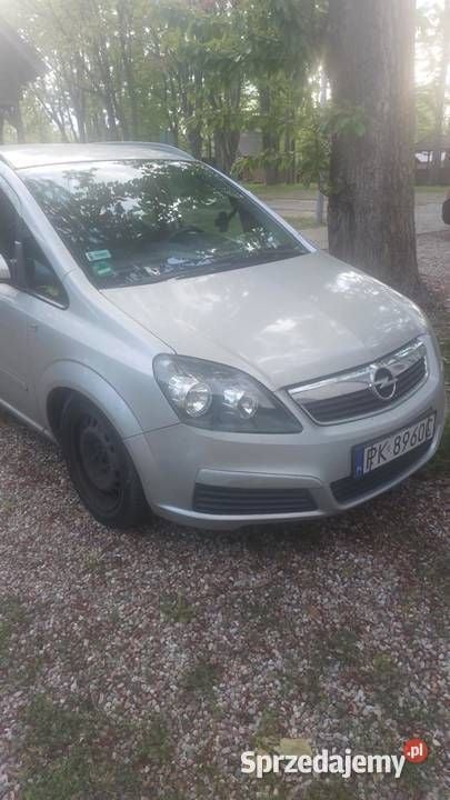 Srebrny Używany 2005 Opel Zafira Minivan | 7500 zł (Dość drogi) - Obraz 1/4