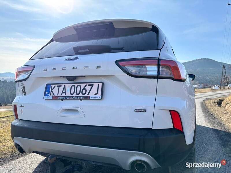Biały Używany 2021 Ford Escape SUV | 91 500 zł (Uczciwa cena) - Obraz 1/4