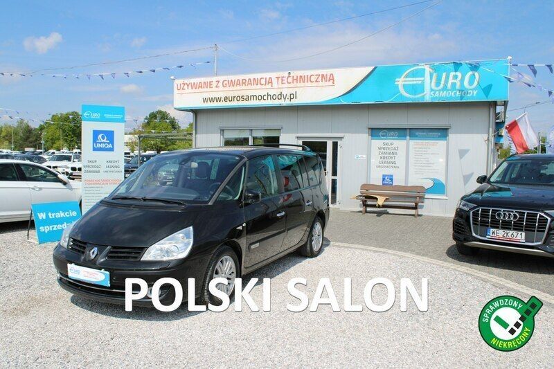 Czarny Używany 2012 Renault Espace Initiale Paris Minivan | 37 900 zł - Obraz 1/4