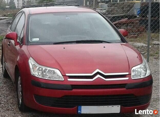 Czerwony Używany 2005 Citroën C4 Sedan/Limuzyna | 8500 zł - Obraz 1/4