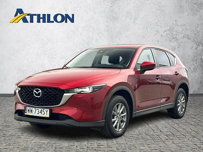 Czerwony (metalik) Używany 2022 Mazda CX-5 SUV | 106 200 zł (Uczciwa cena) - Obraz 1/4
