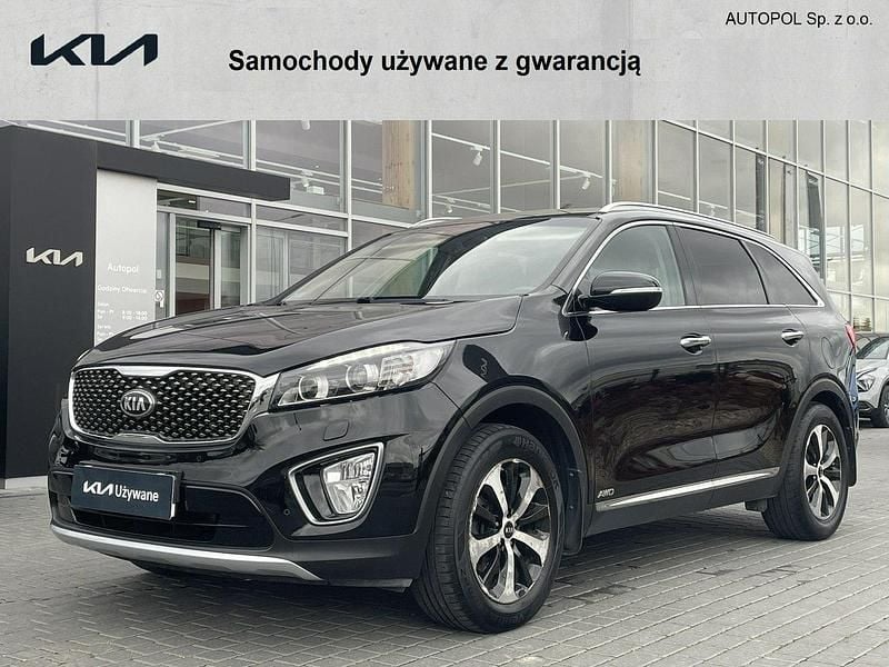 Czarny (metalik) Używany 2016 Kia Sorento SUV | 74 900 zł (Uczciwa cena) - Obraz 1/4