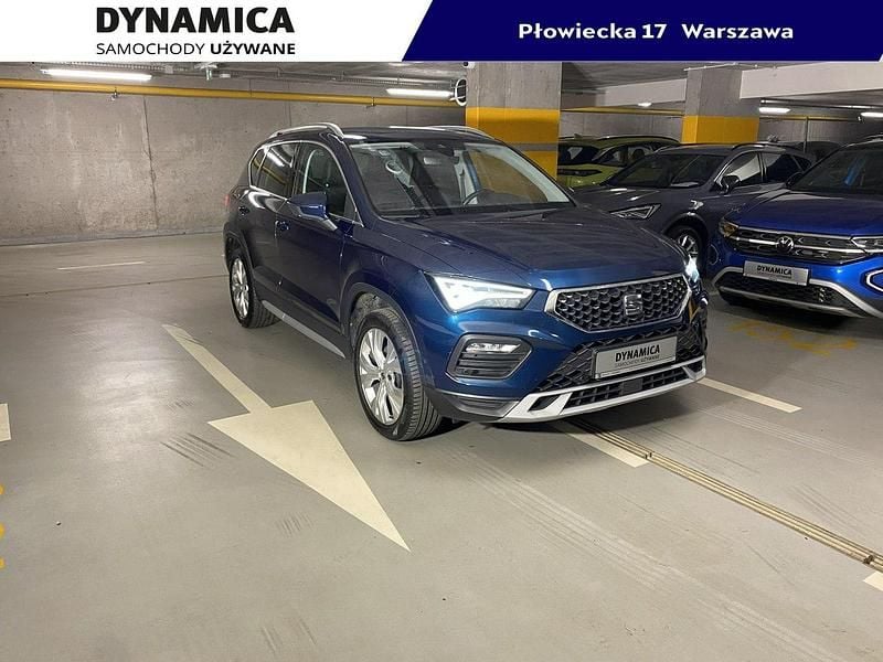 Niebieski (metalik) Używany 2022 Seat Ateca 4Drive SUV | 119 900 zł (Dość drogi) - Obraz 1/4