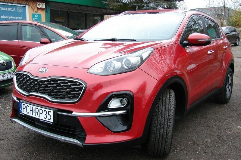 Wiśniowy Używany 2020 Kia Sportage 2 SUV | 73 900 zł (Uczciwa cena) - Obraz 1/4