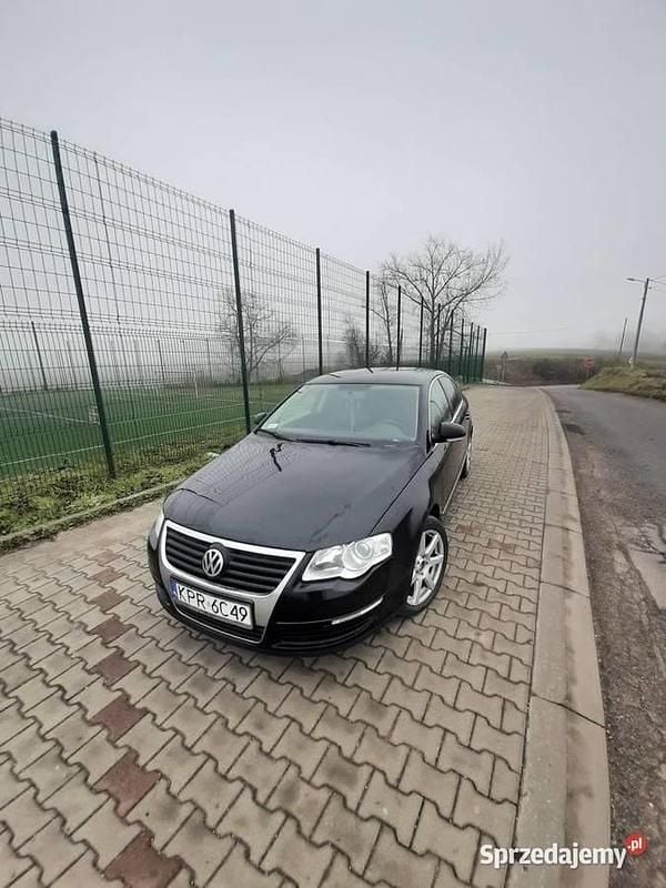 Używany VW Passat 2007 Czarny Sedan/Limuzyna