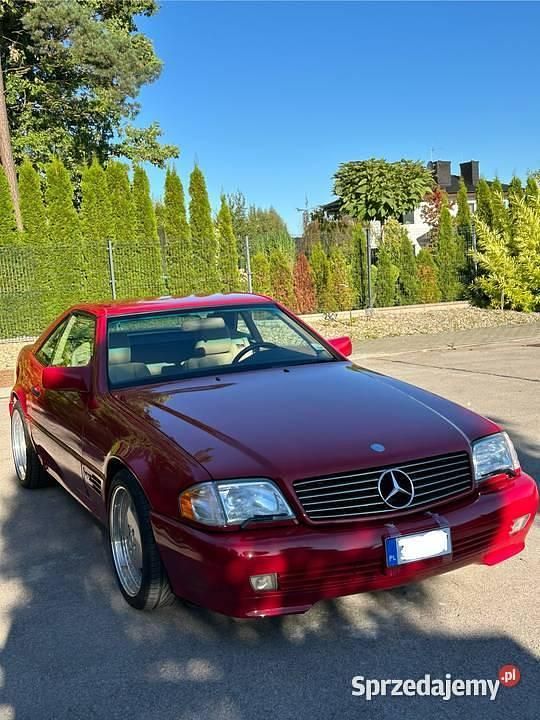 Używany Mercedes SL600 1994 Czerwony Kabriolet