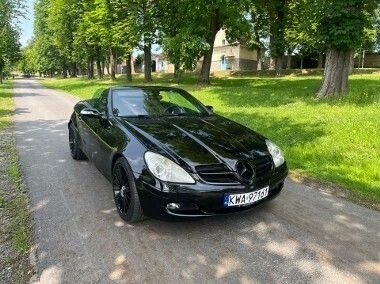 Czarny Używany 2005 Mercedes SLK350 Kabriolet | 44 500 zł - Obraz 1/4