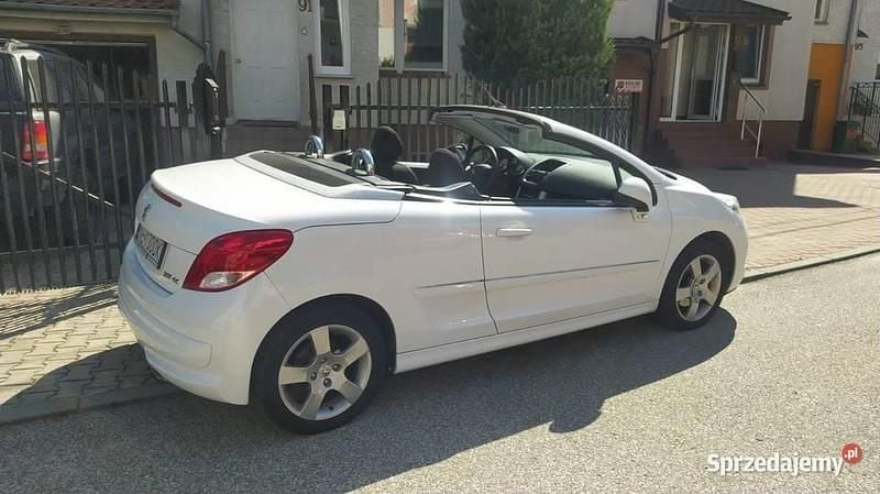 Biały Używany 2011 Peugeot 207 CC Kabriolet | 20 900 zł (Dość drogi) - Obraz 1/4