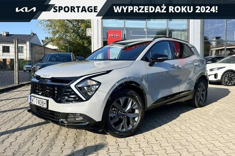 Szary (metalik) Używany 2024 Kia Sportage 2 SUV | 154 000 zł (Dość drogi) - Obraz 1/4