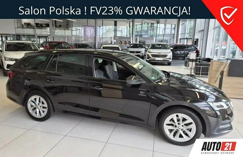 Czarny Używany 2021 Skoda Octavia Kombi | 65 900 zł (Dobra cena) - Obraz 1/4