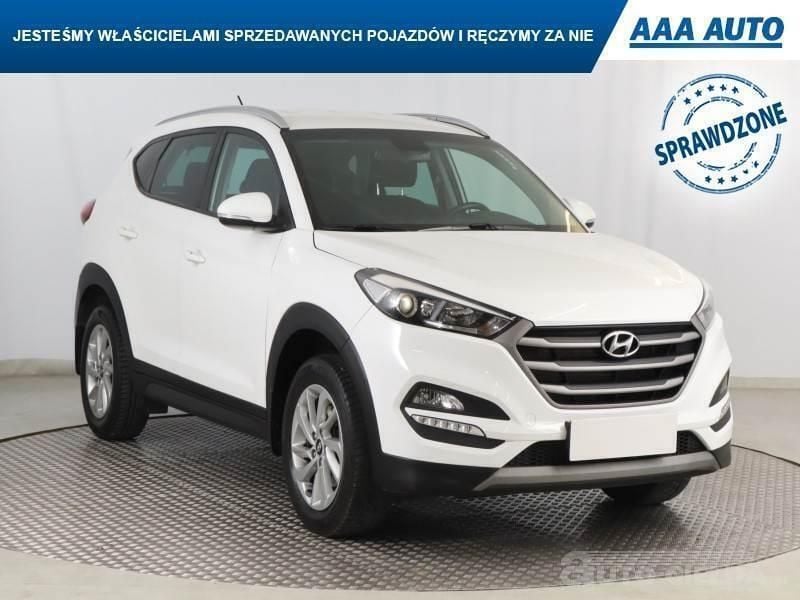 Biały Używany 2018 Hyundai Tucson SUV | 67 999 zł (Dobra cena) - Obraz 1/4