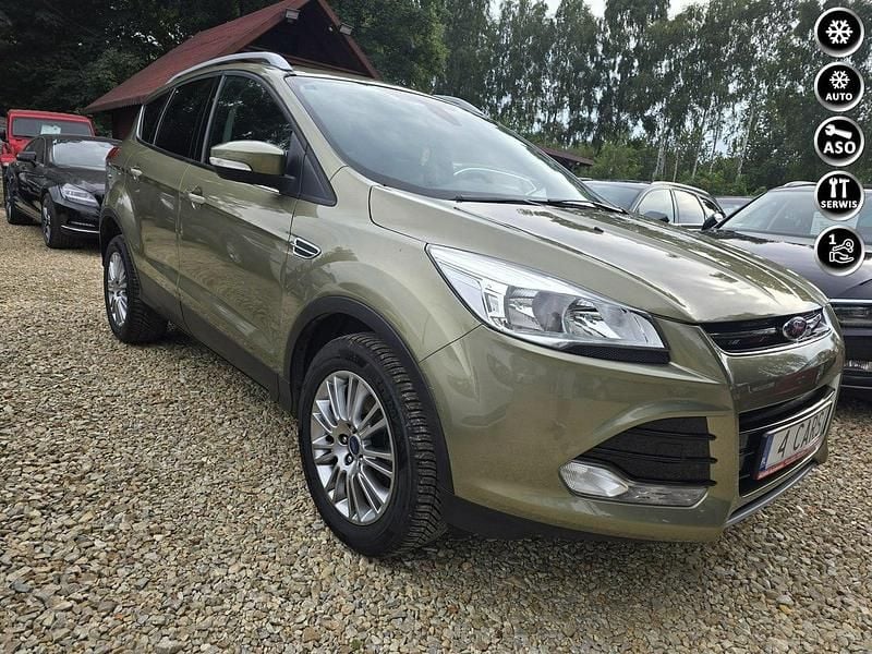 Zielony jasny (metalik) Używany 2013 Ford Kuga SUV | 39 900 zł (Dobra cena) - Obraz 1/4