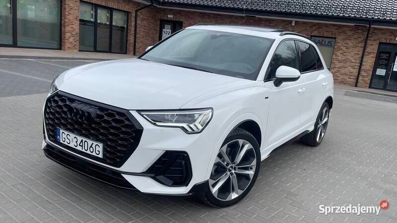 Biały Używany 2019 Audi Q3 S-Line SUV | 128 000 zł (Drogi) - Obraz 1/4