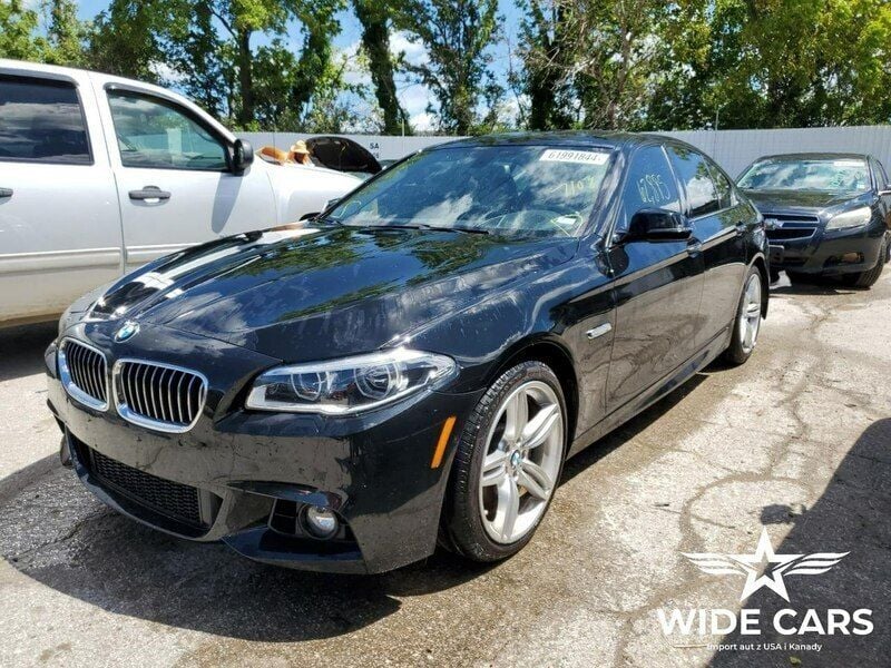 Czarny Używany 2015 BMW 528 Sedan/Limuzyna | 40 400 zł - Obraz 1/4