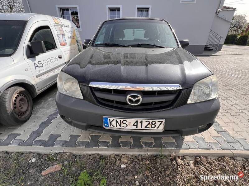 Czarny Używany 2002 Mazda Tribute SUV | 7000 zł - Obraz 1/4