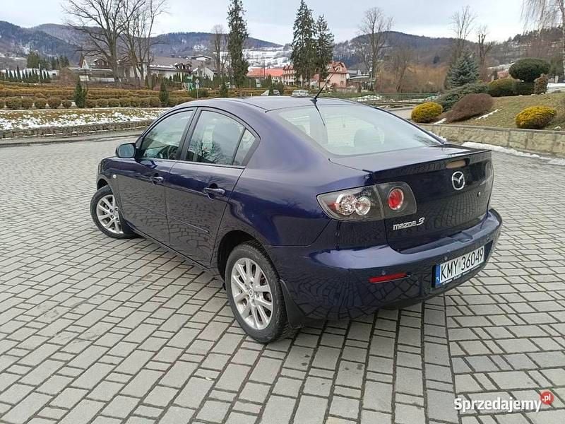 Używany Mazda 3 2008 Granatowy Sedan/Limuzyna