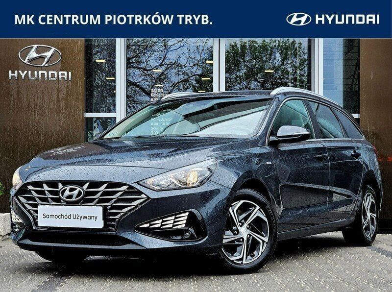 Niebieski ciemny (metalik) Używany 2021 Hyundai i30 Kombi | 59 900 zł (Dobra cena) - Obraz 1/4