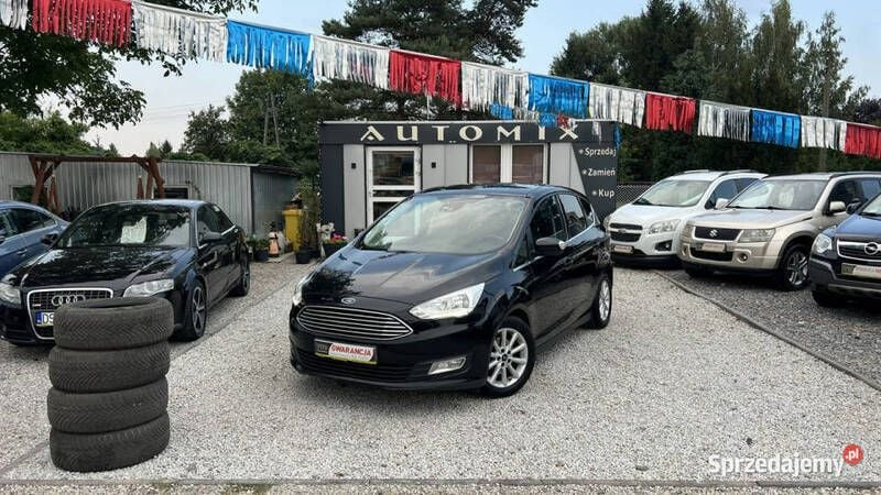 Czarny Używany 2017 Ford C-MAX Minivan | 36 900 zł (Uczciwa cena) - Obraz 1/2