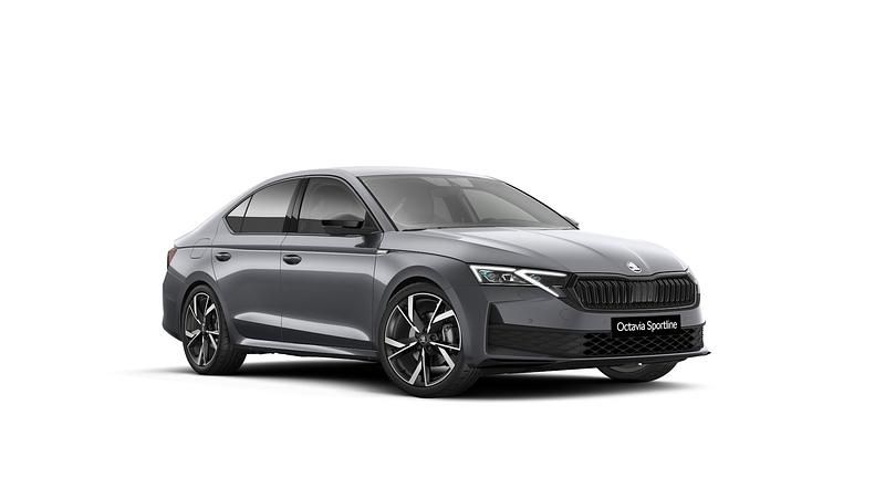 Szary graphite metalizowany Nowe 2025 Skoda Octavia SportLine Kombi | 209 700 zł (Drogi) - Obraz 1/2