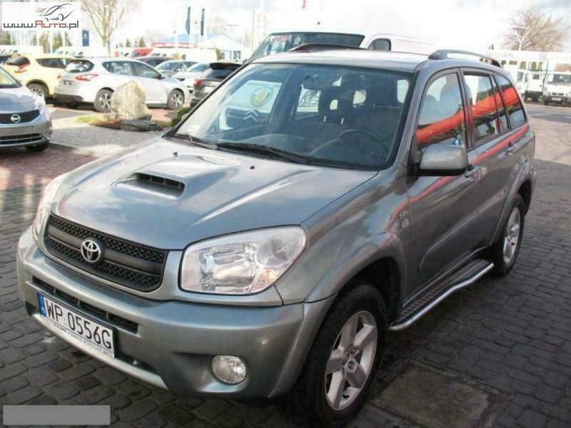 Srebrny (metalik) Używany 2004 Toyota RAV4 SUV | 25 900 zł (Drogi) - Obraz 1/4