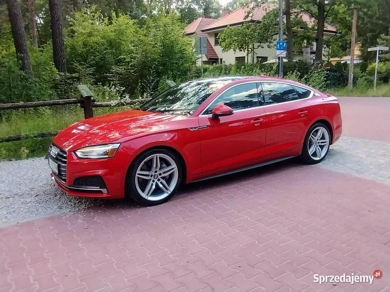 Czerwony Używany 2019 Audi A5 S-Line Coupe | 105 000 zł (Uczciwa cena) - Obraz 1/4