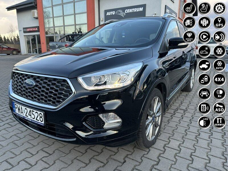 Czarny (metalik) Używany 2017 Ford Kuga SUV | 69 900 zł (Uczciwa cena) - Obraz 1/4