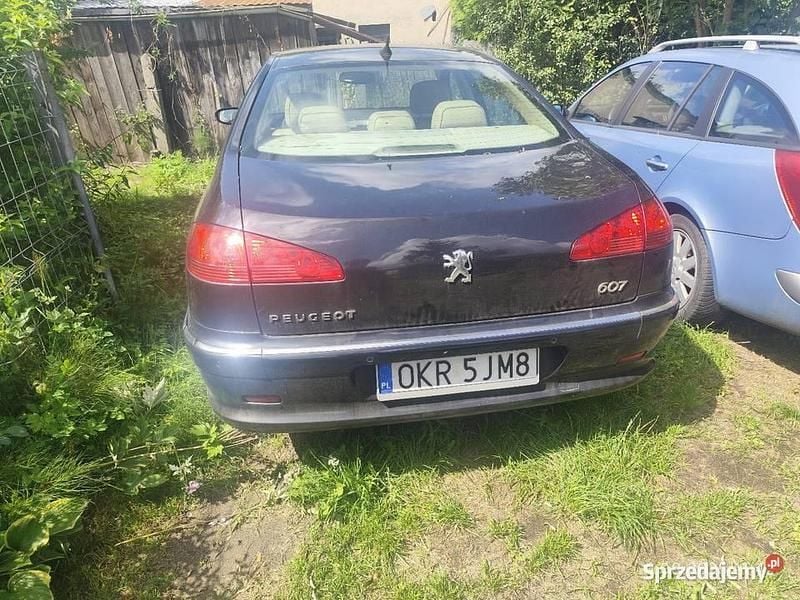Czarny Używany 2007 Peugeot 607 Sedan/Limuzyna | 4500 zł - Obraz 1/4