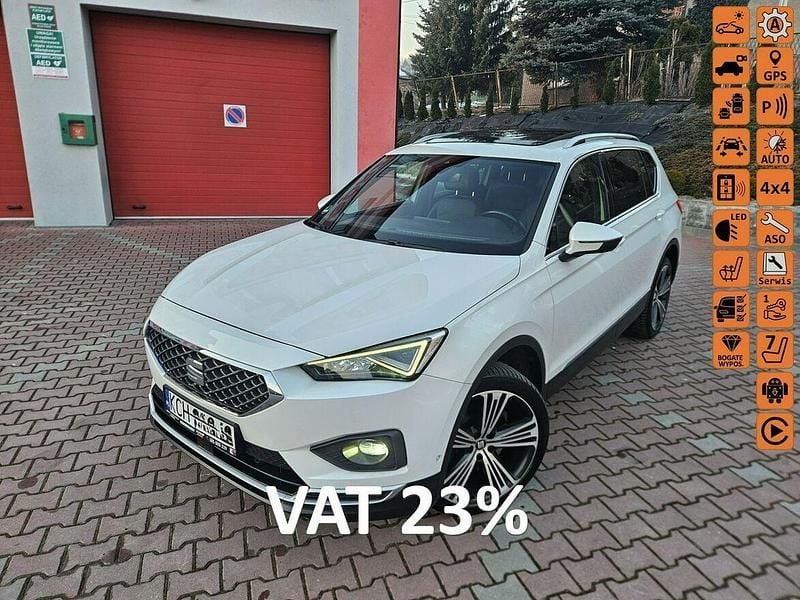 Biały Używany 2019 Seat Tarraco SUV | 94 990 zł - Obraz 1/4