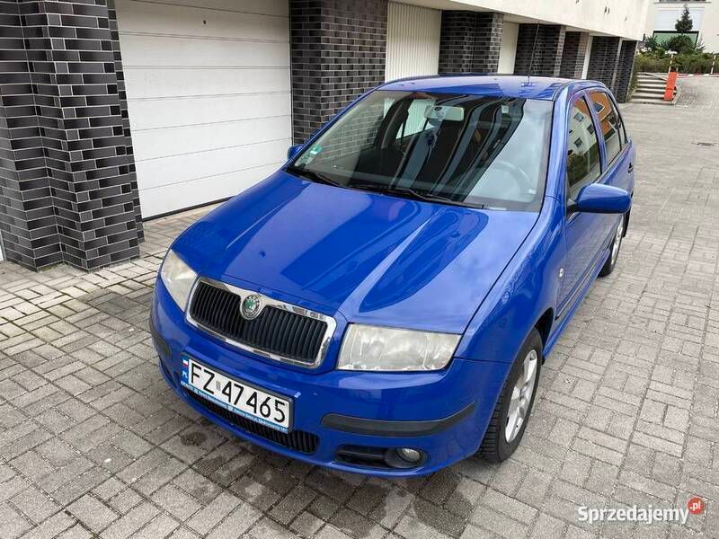 Niebieski Używany 2006 Skoda Fabia Hatchback | 10 450 zł (Drogi) - Obraz 1/4
