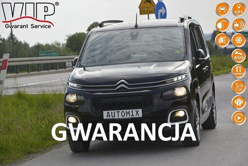 Czarny Używany 2019 Citroën Berlingo Minivan | 52 300 zł (Uczciwa cena) - Obraz 1/4