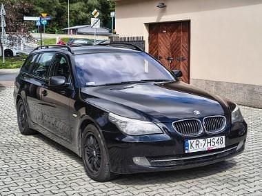 Czarny Używany 2008 BMW 530 Shadowline Kombi | 16 900 zł (Dobra cena) - Obraz 1/4