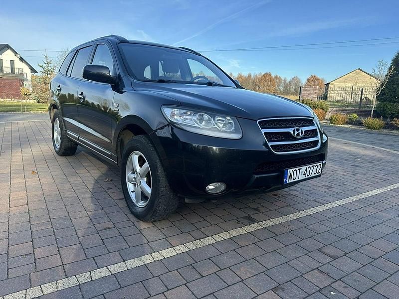 Czarny Używany 2007 Hyundai Santa Fe SUV | 23 800 zł (Uczciwa cena) - Obraz 1/4