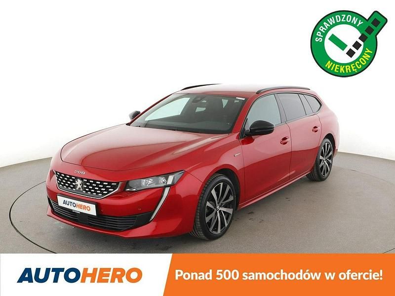 Czerwony Używany 2020 Peugeot 508 GT-line Kombi | 78 500 zł (Super Cena) - Obraz 1/3