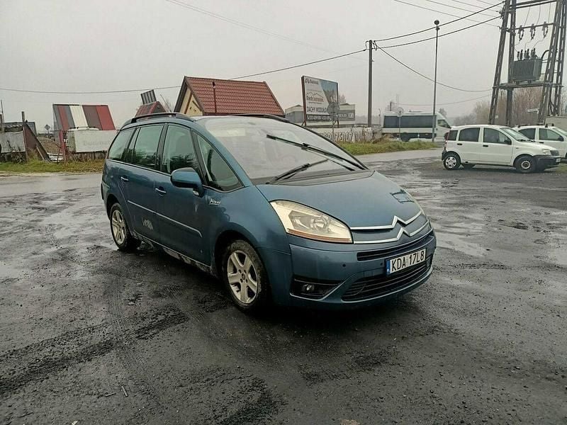 Niebieski Używany 2010 Citroën Grand C4 Picasso Minivan | 5700 zł (Dobra cena) - Obraz 1/4