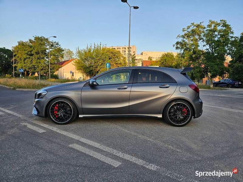 Szary Używany 2016 Mercedes A45 AMG AMG | 119 000 zł - Obraz 1/4