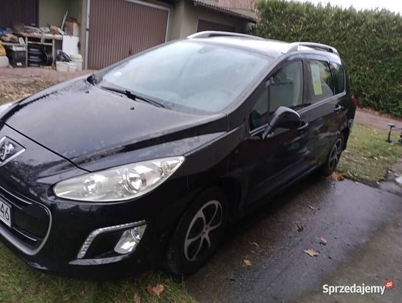 Czarny Używany 2012 Peugeot 308 Kombi | 16 400 zł (Uczciwa cena) - Obraz 1/4