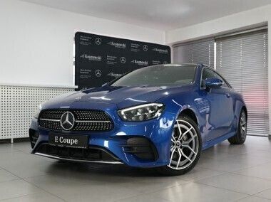 Niebieski Używany 2023 Mercedes E200 Coupe | 239 700 zł - Obraz 1/4