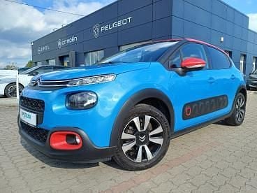 Niebieski Używany 2017 Citroën C3 PureTech Hatchback | 29 990 zł (Uczciwa cena) - Obraz 1/4