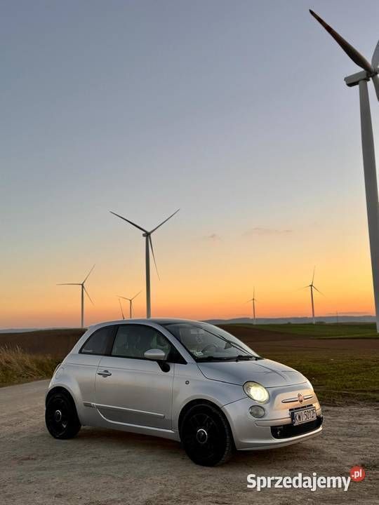 Srebrny Używany 2008 Fiat 500 Sport | 16 500 zł (Uczciwa cena) - Obraz 1/4