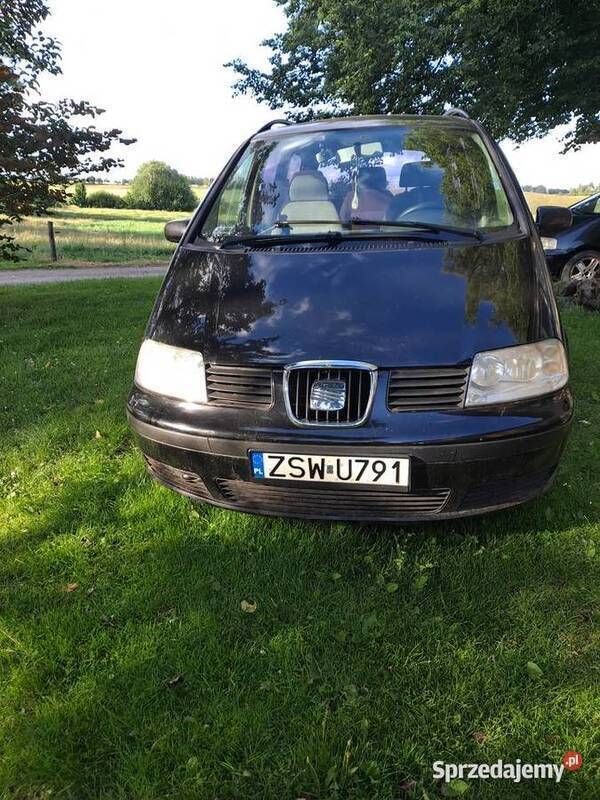 Czarny Używany 2001 Seat Alhambra Minivan | 7500 zł (Drogi) - Obraz 1/3
