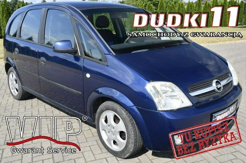 Niebieski Używany 2003 Opel Meriva Minivan | 6900 zł (Uczciwa cena) - Obraz 1/4