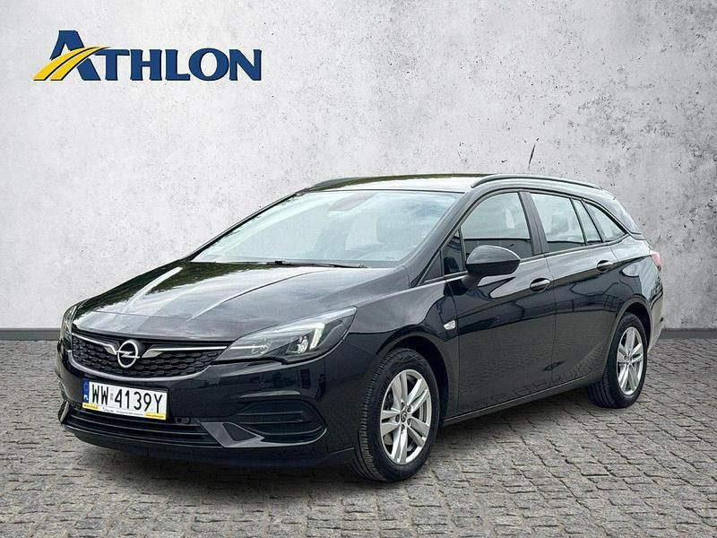 Czarny (metalik) Używany 2021 Opel Astra Kombi | 67 100 zł (Dość drogi) - Obraz 1/4