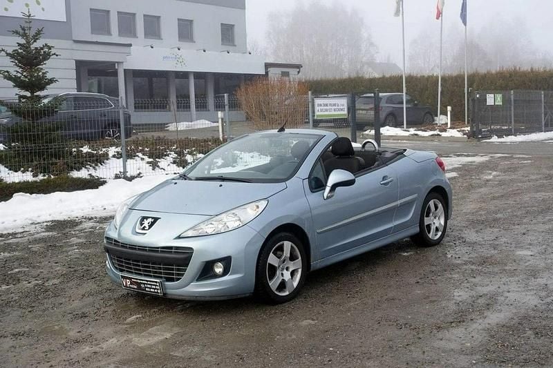 Niebieski Używany 2010 Peugeot 207 CC Kabriolet | 7900 zł (Super Cena) - Obraz 1/4