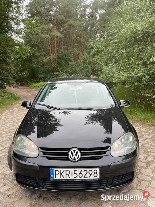 Czarny Używany 2005 VW Golf V Hatchback | 4900 zł (Dobra cena) - Obraz 1/4