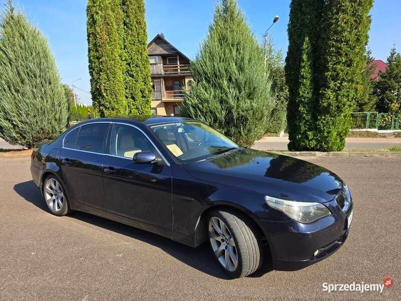 Używany BMW 525 2004 Granatowy Sedan/Limuzyna
