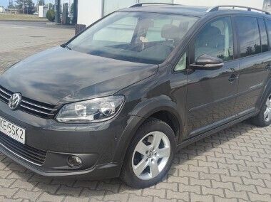 Szary Używany 2014 VW Touran Cross Minivan | 44 000 zł - Obraz 1/4