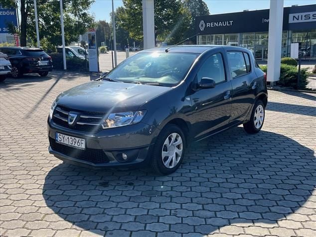 Szary Używany 2015 Dacia Sandero Lauréate Hatchback | 9500 zł - Obraz 1/4