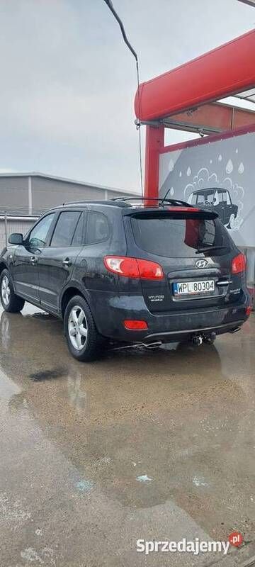 Czarny Używany 2007 Hyundai Santa Fe SUV | 23 000 zł - Obraz 1/4