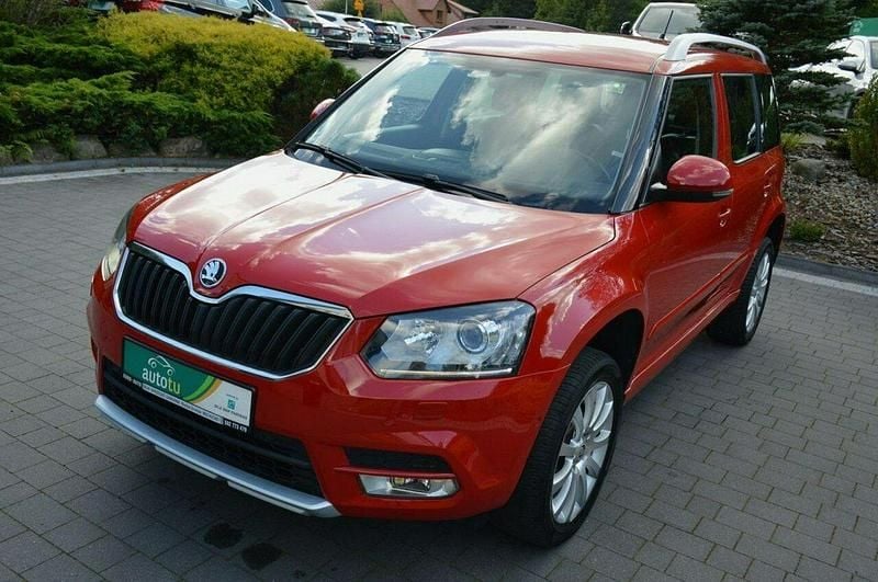 Czerwony (metalik) Używany 2017 Skoda Yeti SUV | 47 800 zł (Dobra cena) - Obraz 1/4