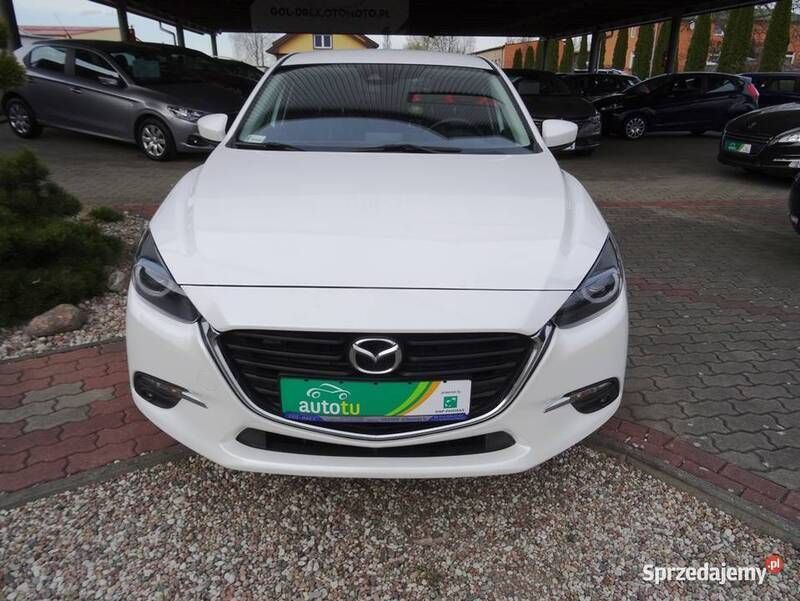 Biały Używany 2017 Mazda 3 Hatchback | 59 900 zł (Uczciwa cena) - Obraz 1/4